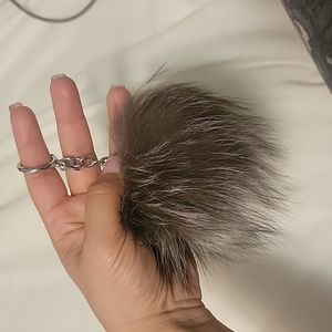 MK Fur Keychain
